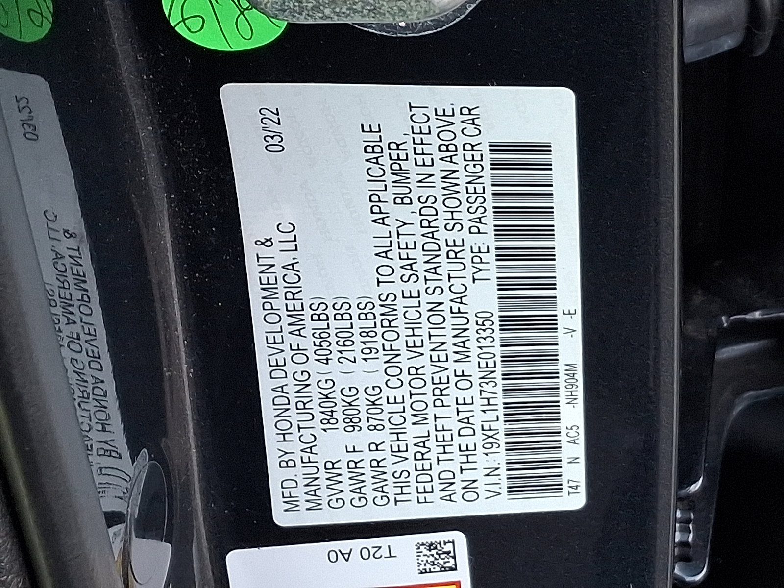 Used 2022 Honda Civic EX-L image 26