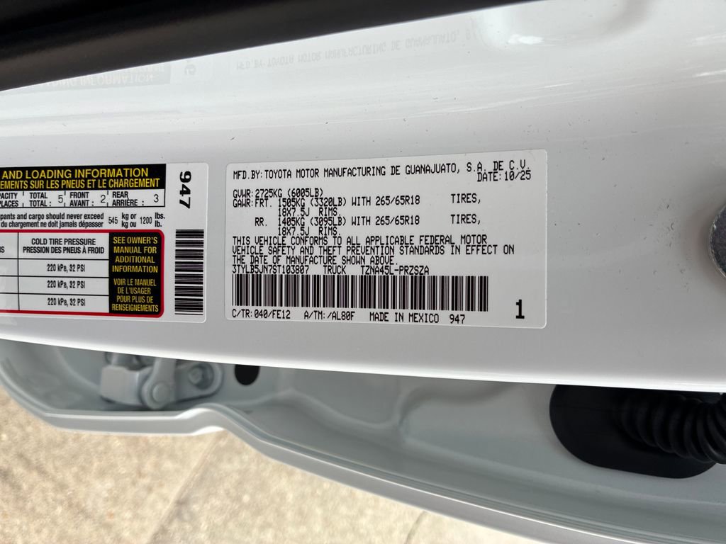 New 2025 Toyota Tacoma TRD Sport image 49