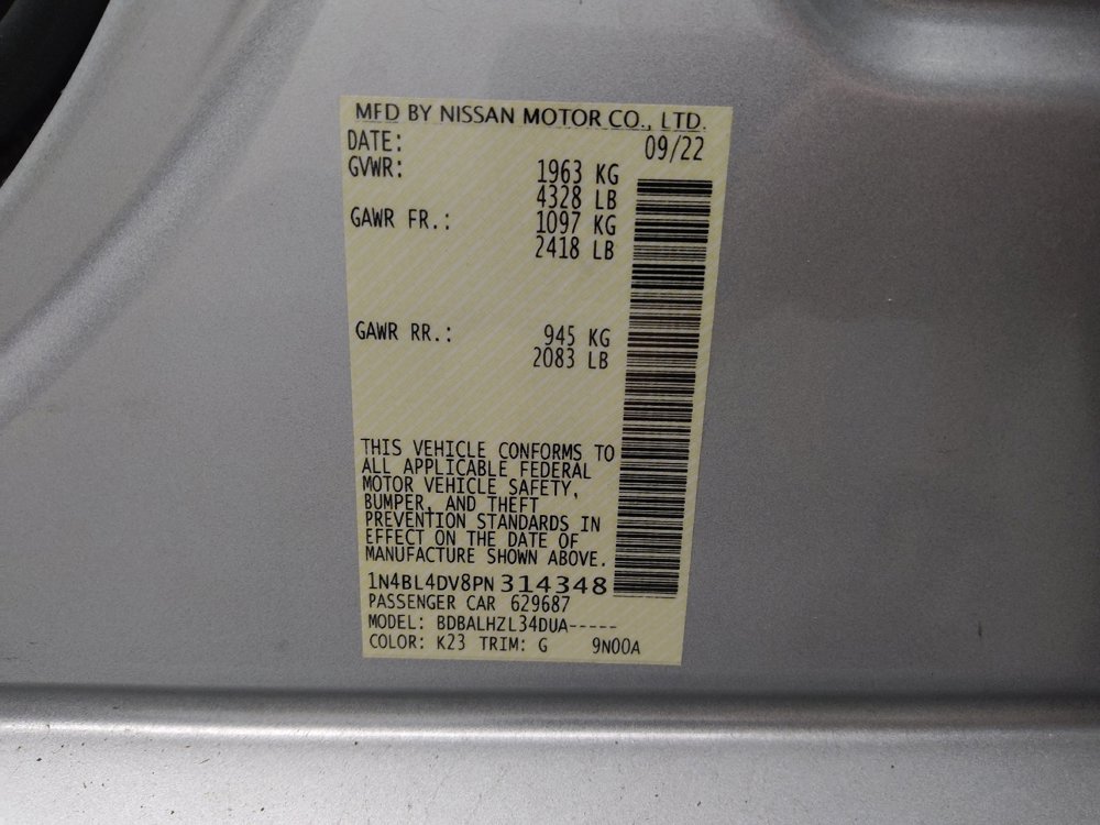 Used 2023 Nissan Altima 2.5 SV image 33