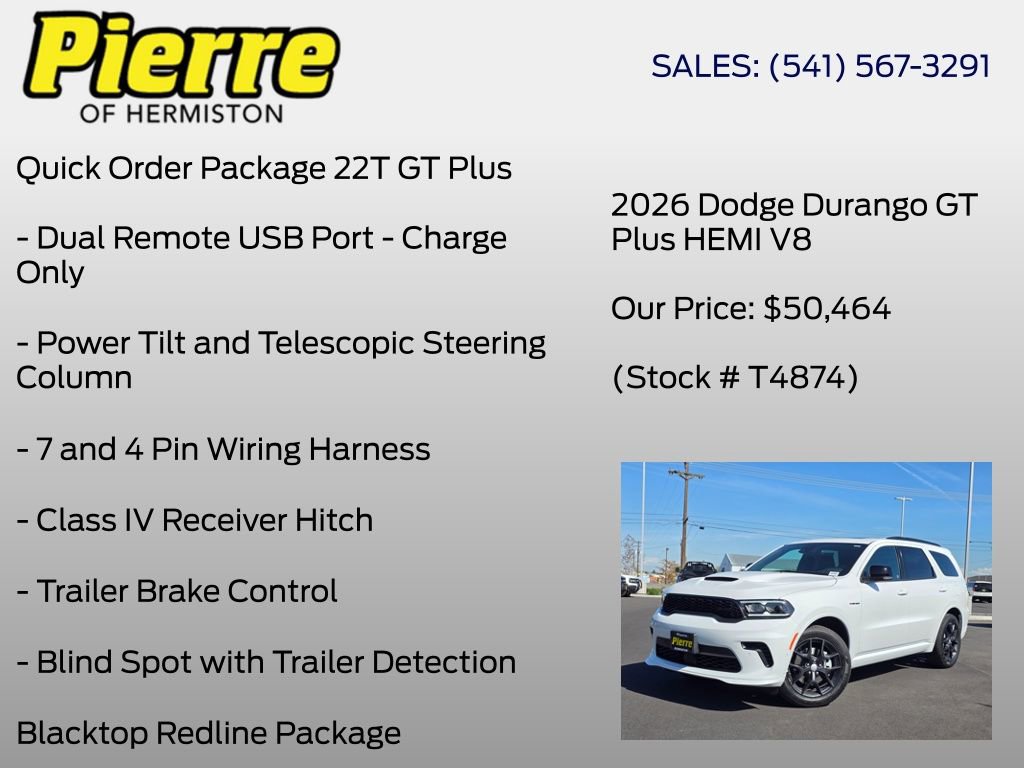 New 2026 Dodge Durango GT AWD/4WD image 24