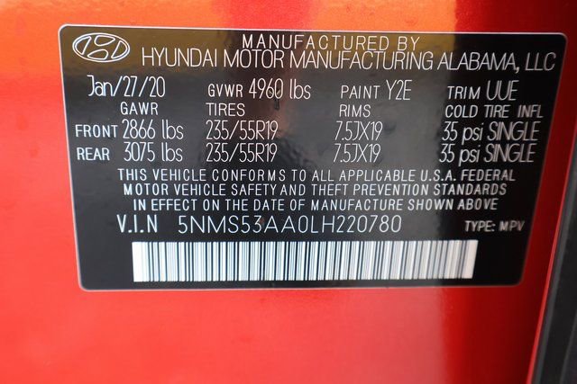 Used 2020 Hyundai Santa Fe Limited image 27