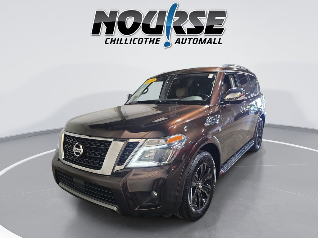 Used 2019 Nissan Armada Platinum w/ Captain's Chairs Package AWD/4WD image 1