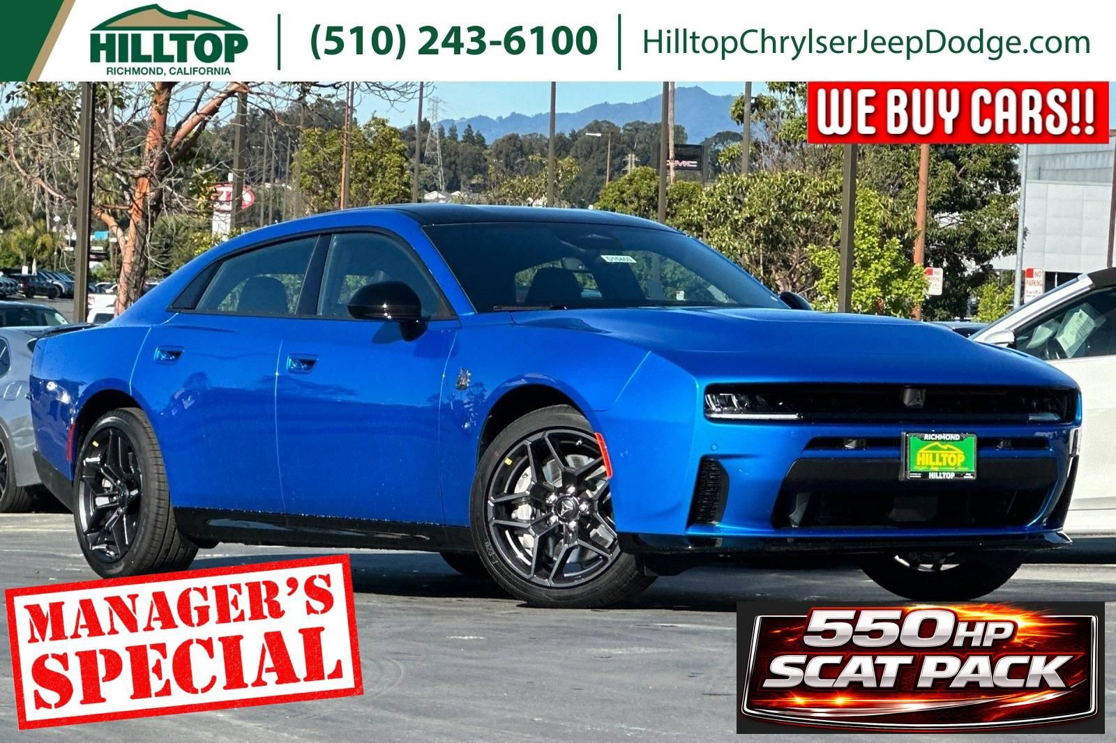 New 2026 Dodge Charger Scat Pack w/ Blacktop Package AWD/4WD image 1