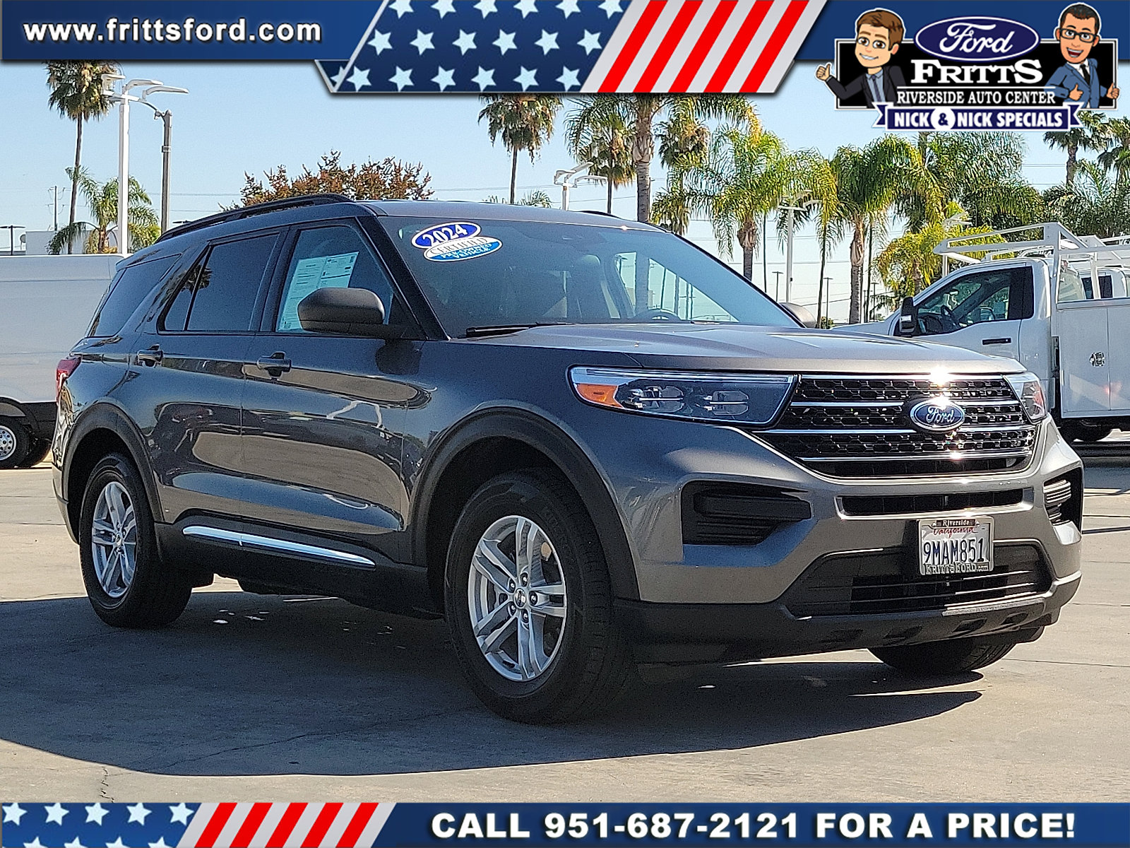 Certified 2024 Ford Explorer XLT RWD image 20