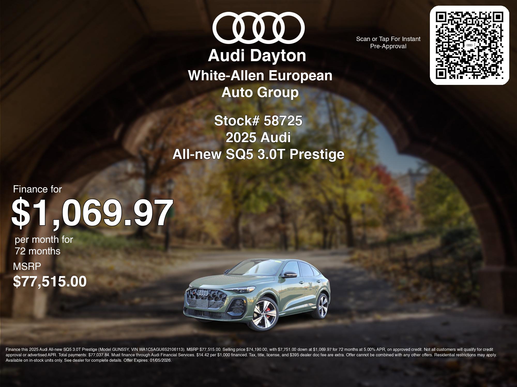 New 2025 Audi SQ5 Prestige image 7