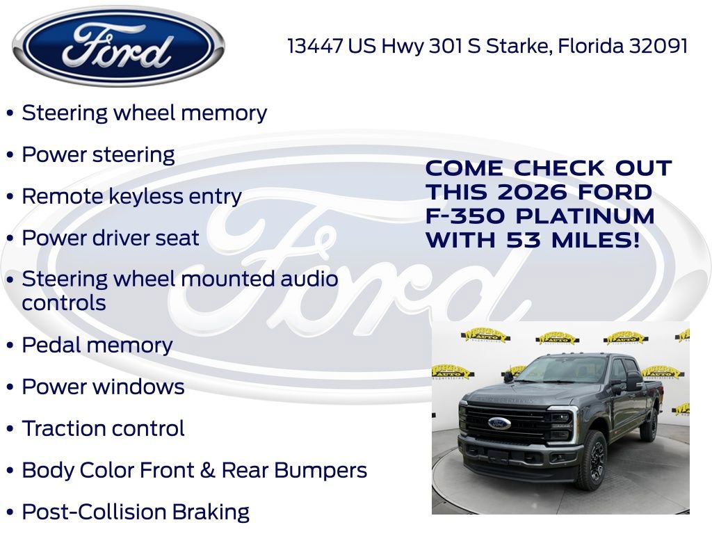 New 2026 Ford F350 Platinum image 25