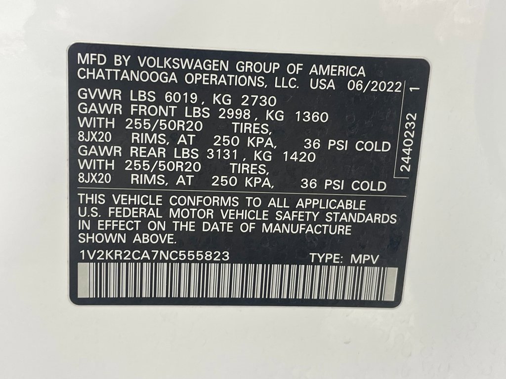 Used 2022 Volkswagen Atlas SE image 26