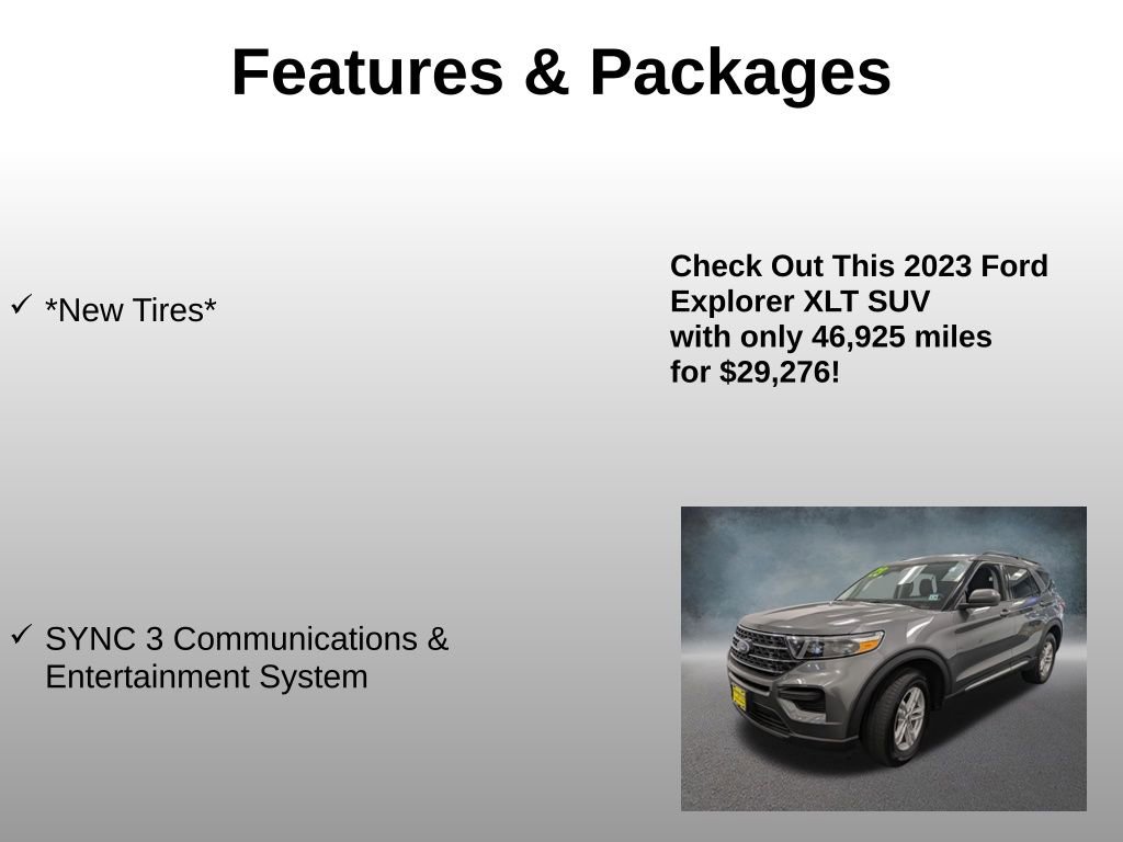 Used 2023 Ford Explorer XLT image 4