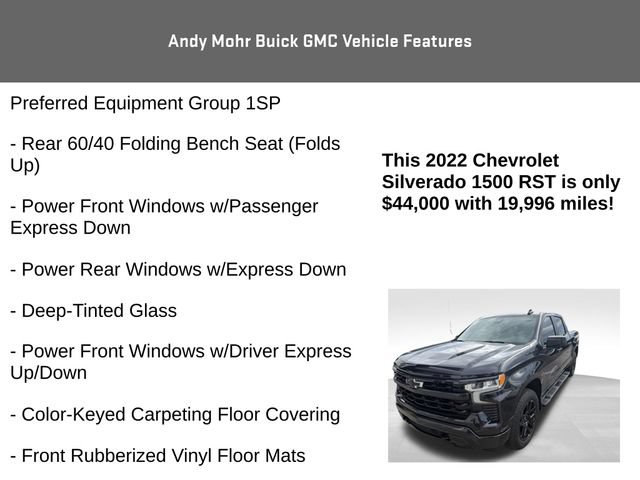 Used 2022 Chevrolet Silverado 1500 RST w/ Protection Package AWD/4WD image 12