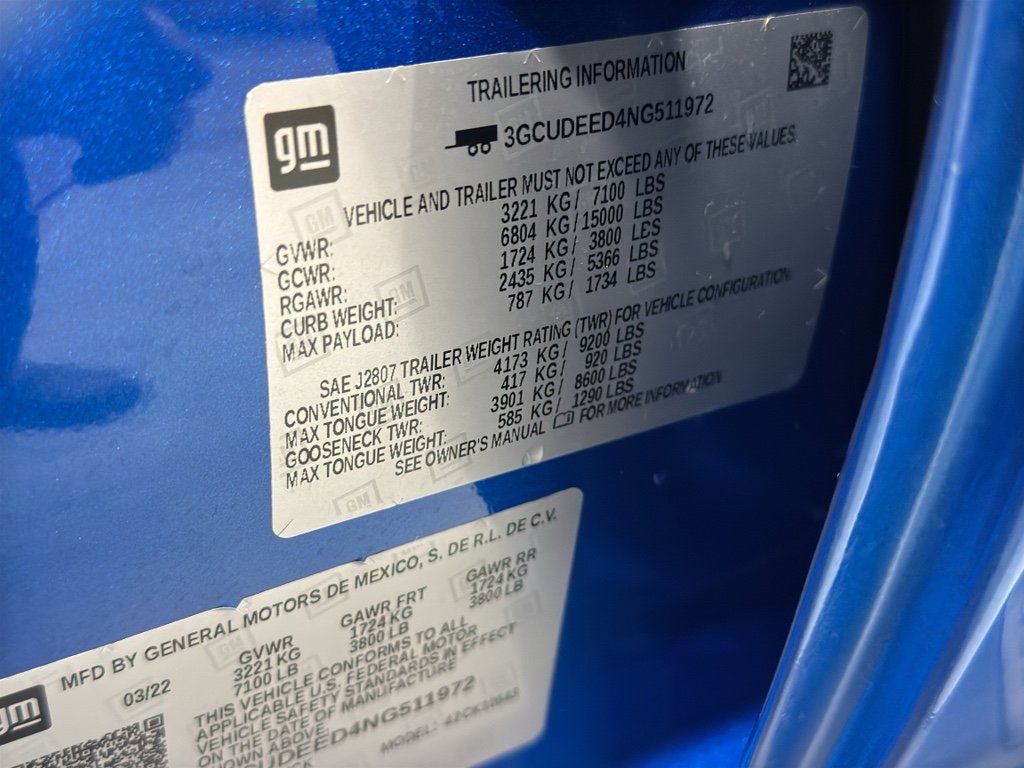 Certified 2022 Chevrolet Silverado 1500 RST w/ All Star Edition Plus image 41