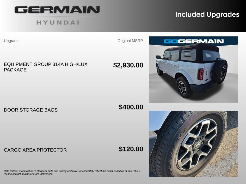 Used 2024 Ford Bronco Outer Banks AWD/4WD image 15