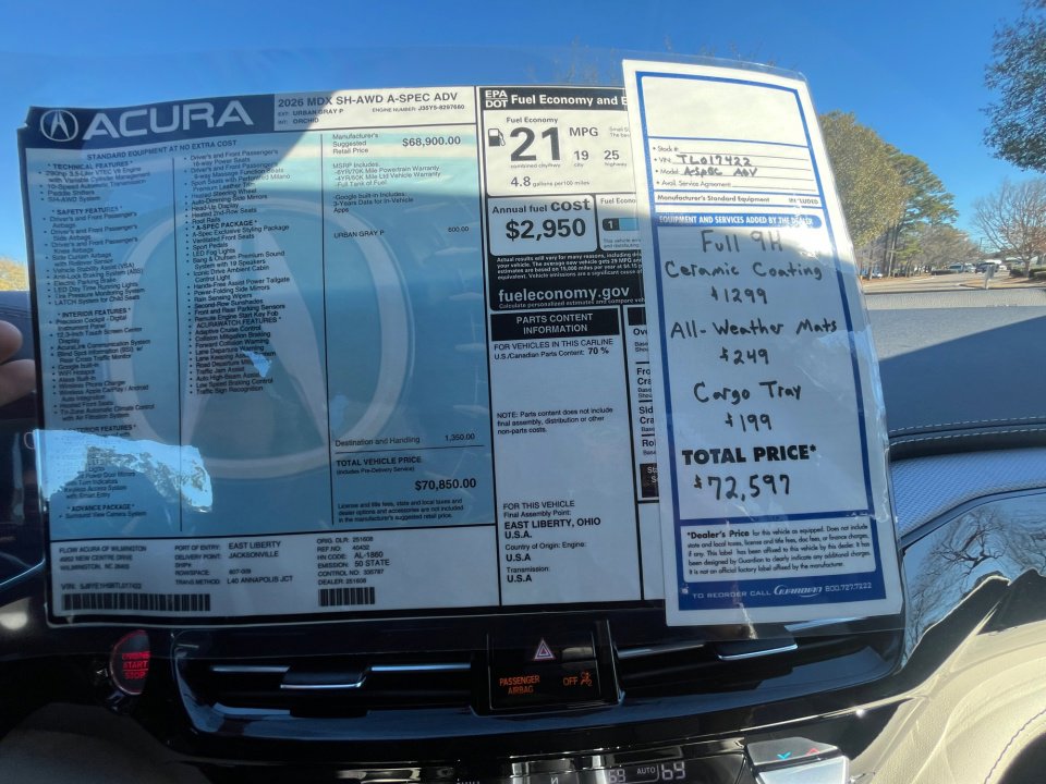 New 2026 Acura MDX A-Spec image 33