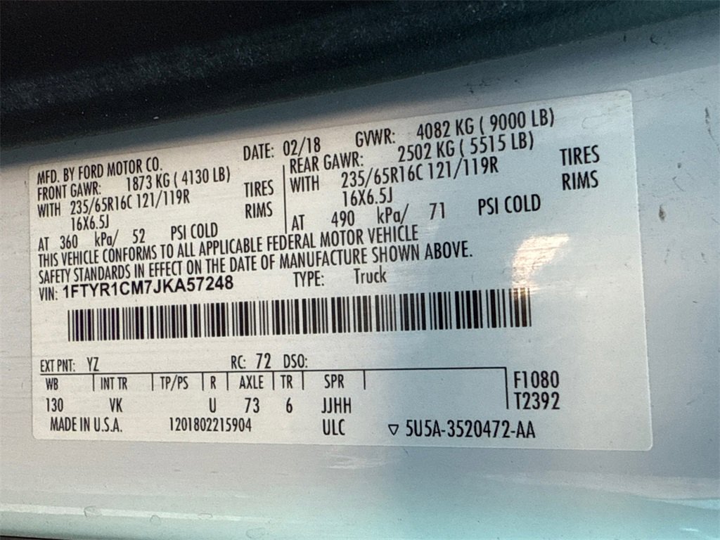 Used 2018 Ford Transit 250 130 Medium Roof image 19