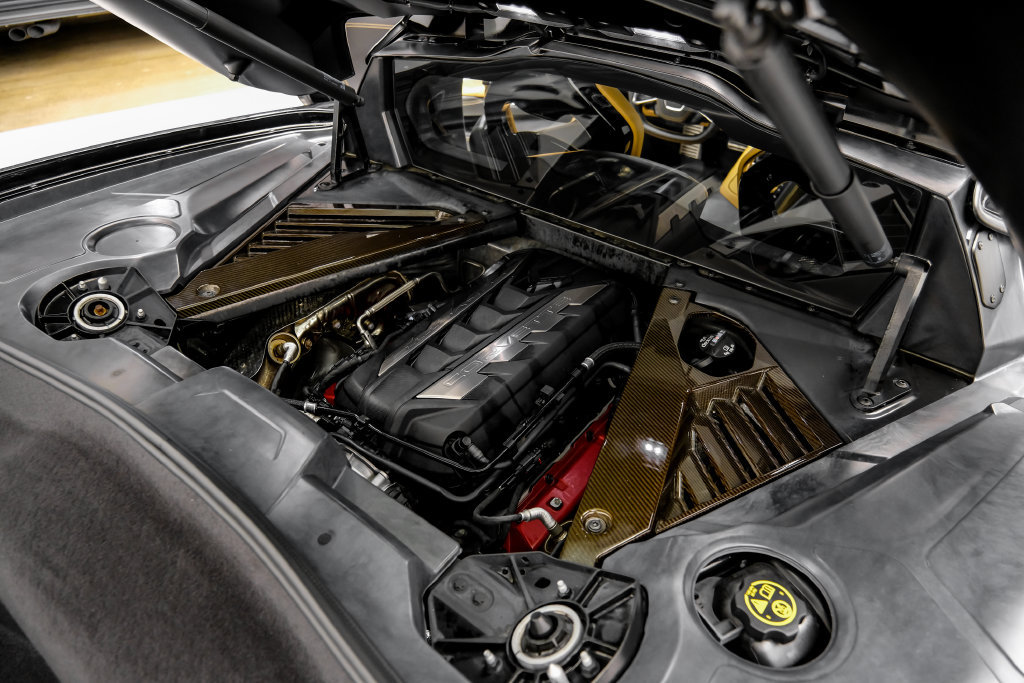 Used 2021 Chevrolet Corvette Stingray Premium Cpe w/ Engine Appearance Package RWD image 59