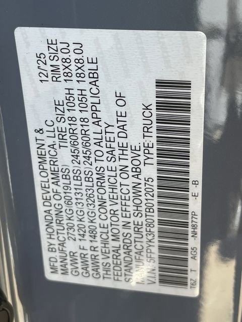 New 2026 Honda Ridgeline Black Edition image 26