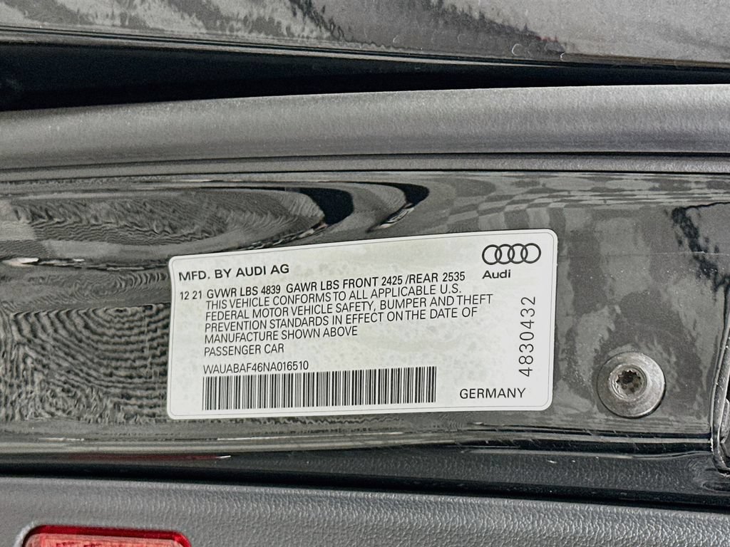 Used 2022 Audi A4 2.0T Premium w/ 18" Wheel Package AWD/4WD image 27