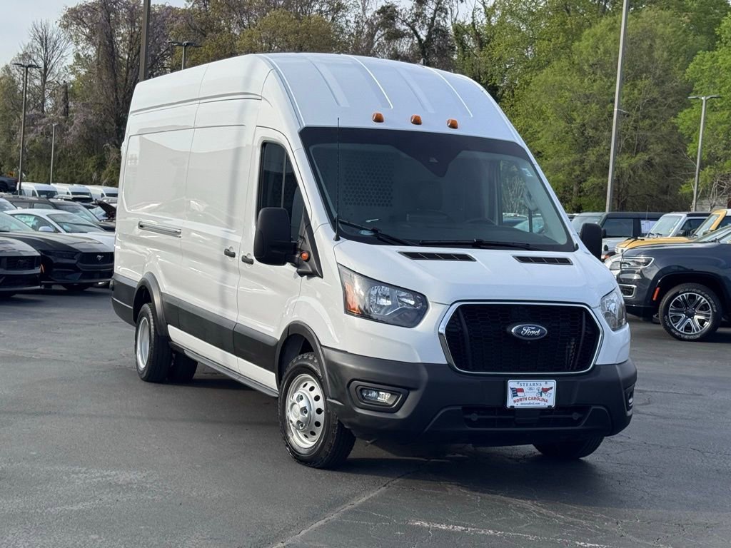 Used 2023 Ford Transit 350 148 High Roof Extended DRW w/ Load Area Protection Package image 1