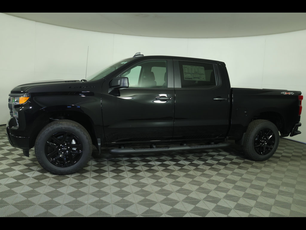 New 2026 Chevrolet Silverado 1500 Custom w/ Turbomax Blackout Package AWD/4WD image 11