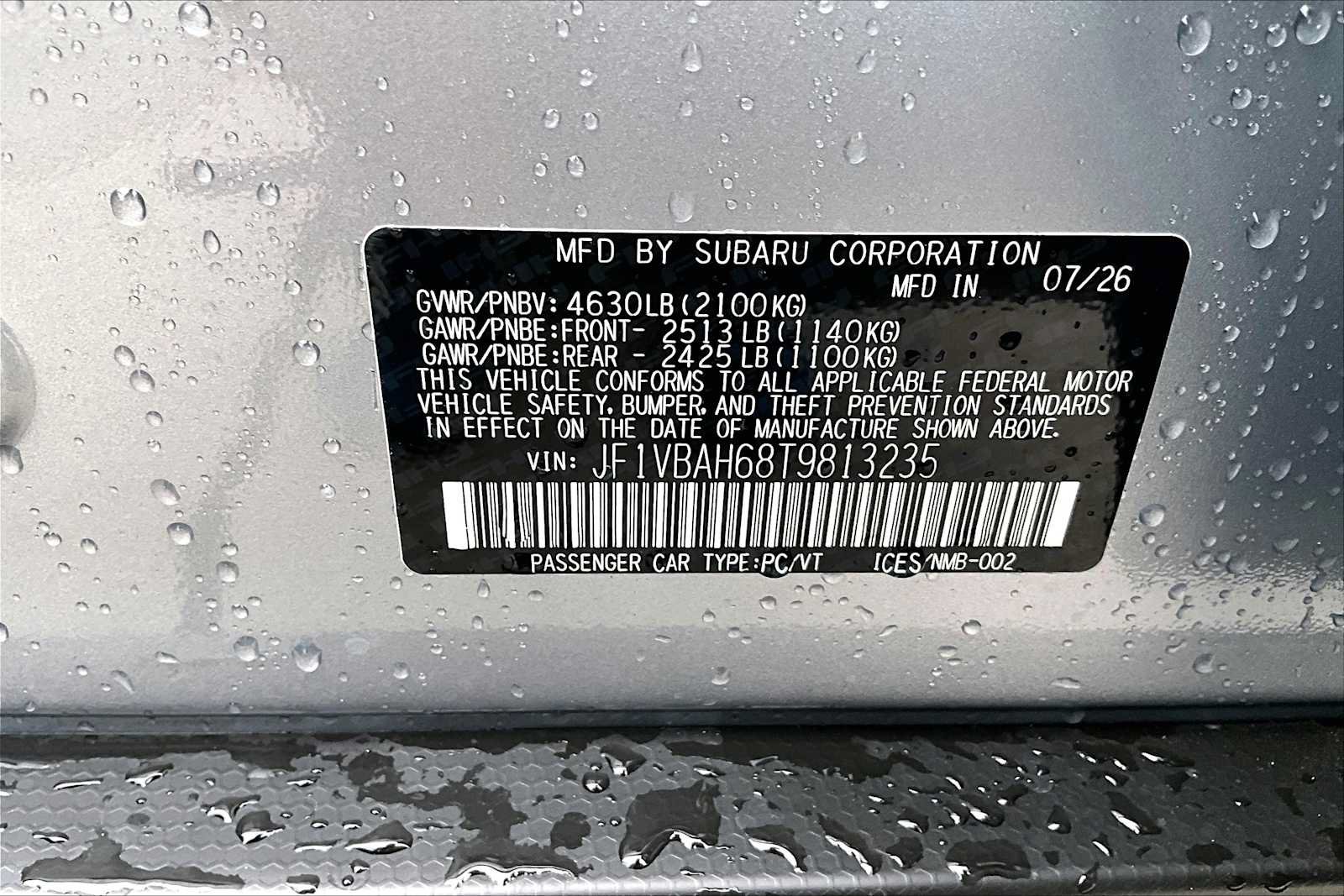 New 2026 Subaru WRX AWD/4WD image 18