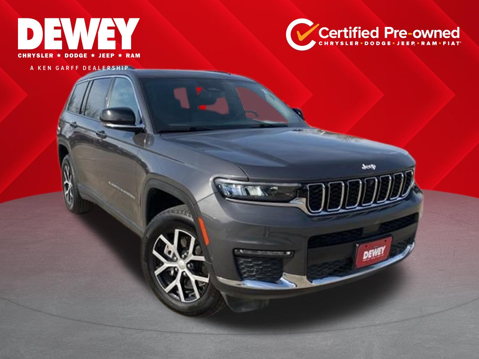 Certified 2024 Jeep Grand Cherokee L Limited w/ Luxury Tech Group II image 1