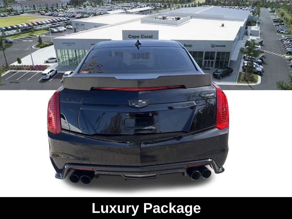 Used 2016 Cadillac CTS V w/ Luxury Package RWD image 4