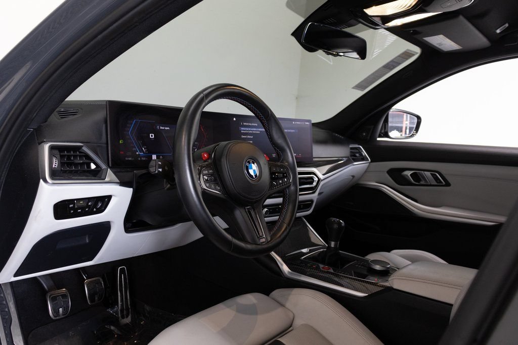 Used 2023 BMW M3 w/ M Carbon Exterior Package RWD image 23