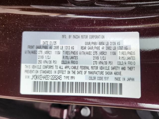Certified 2025 MAZDA CX-90 Plug-In Hybrid w/ Premium Plus AWD/4WD image 26