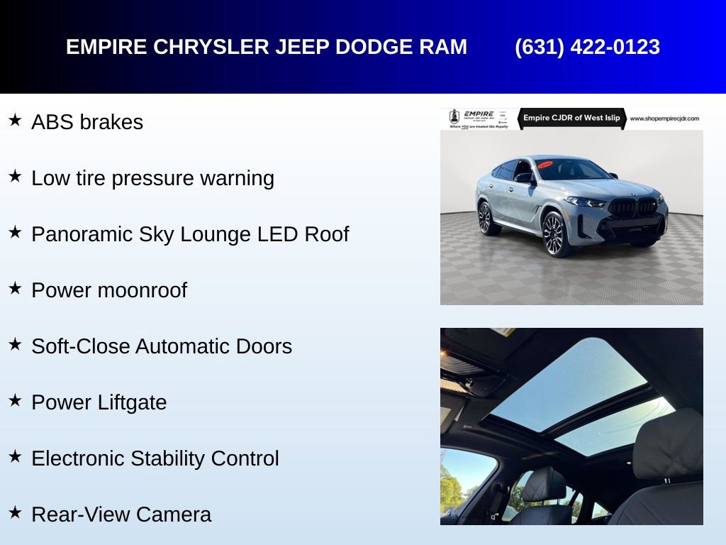 Used 2024 BMW X6 M60i w/ Executive Package image 21