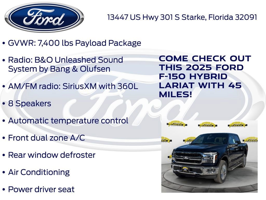 New 2025 Ford F150 Lariat w/ Equipment Group 502A High image 30