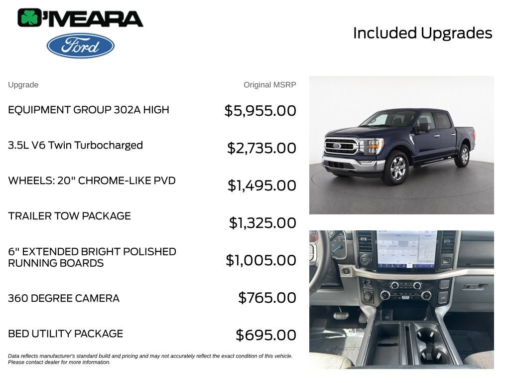 Used 2023 Ford F150 XLT w/ Equipment Group 302A High AWD/4WD image 4