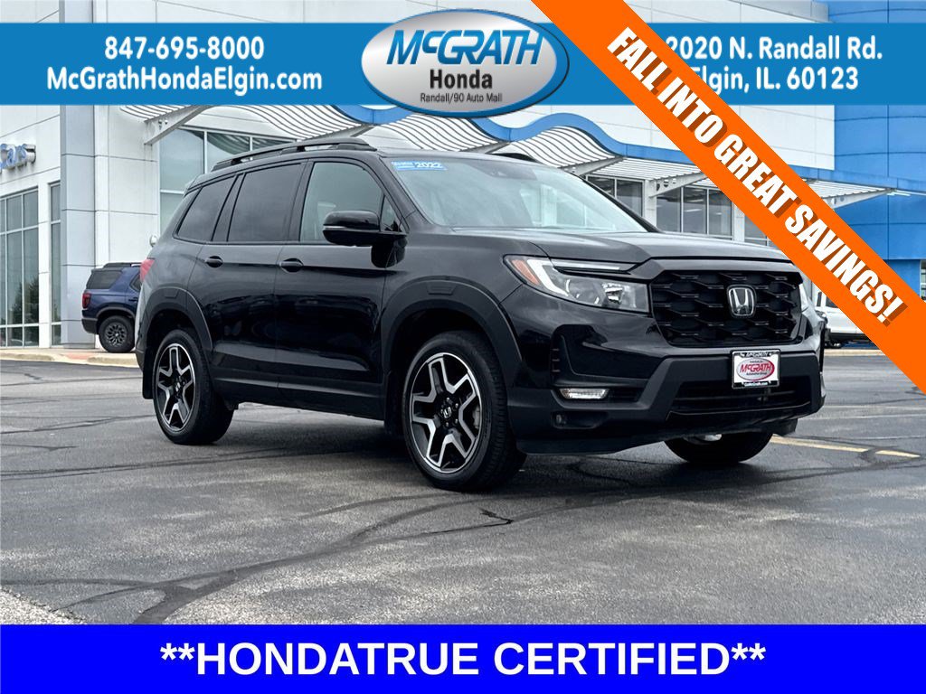 Certified 2022 Honda Passport Elite