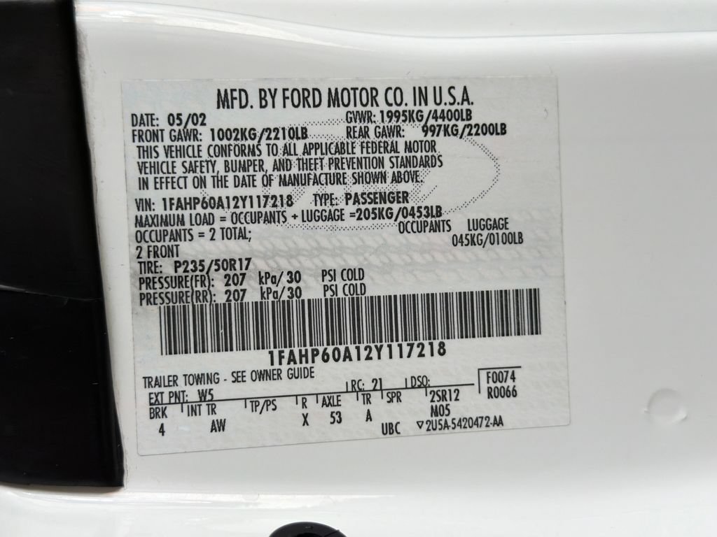 Used 2002 Ford Thunderbird RWD image 28