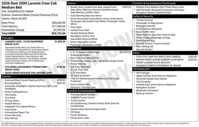 New 2026 RAM 2500 Laramie image 45