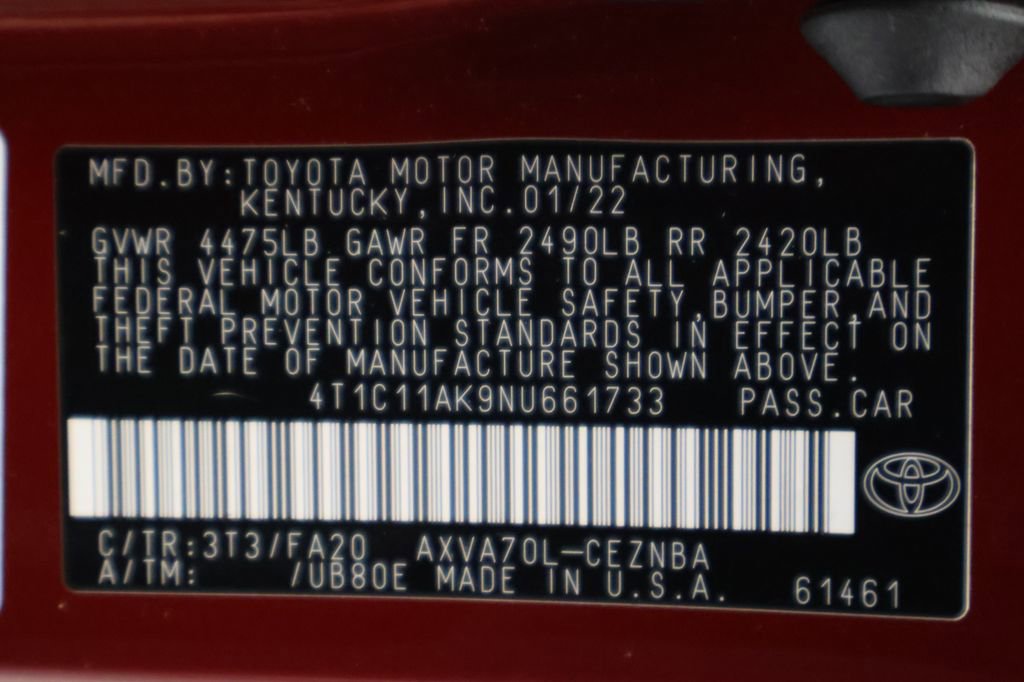 Used 2022 Toyota Camry LE image 17