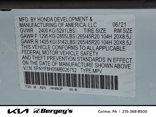 Used 2021 Honda Passport Elite image 32