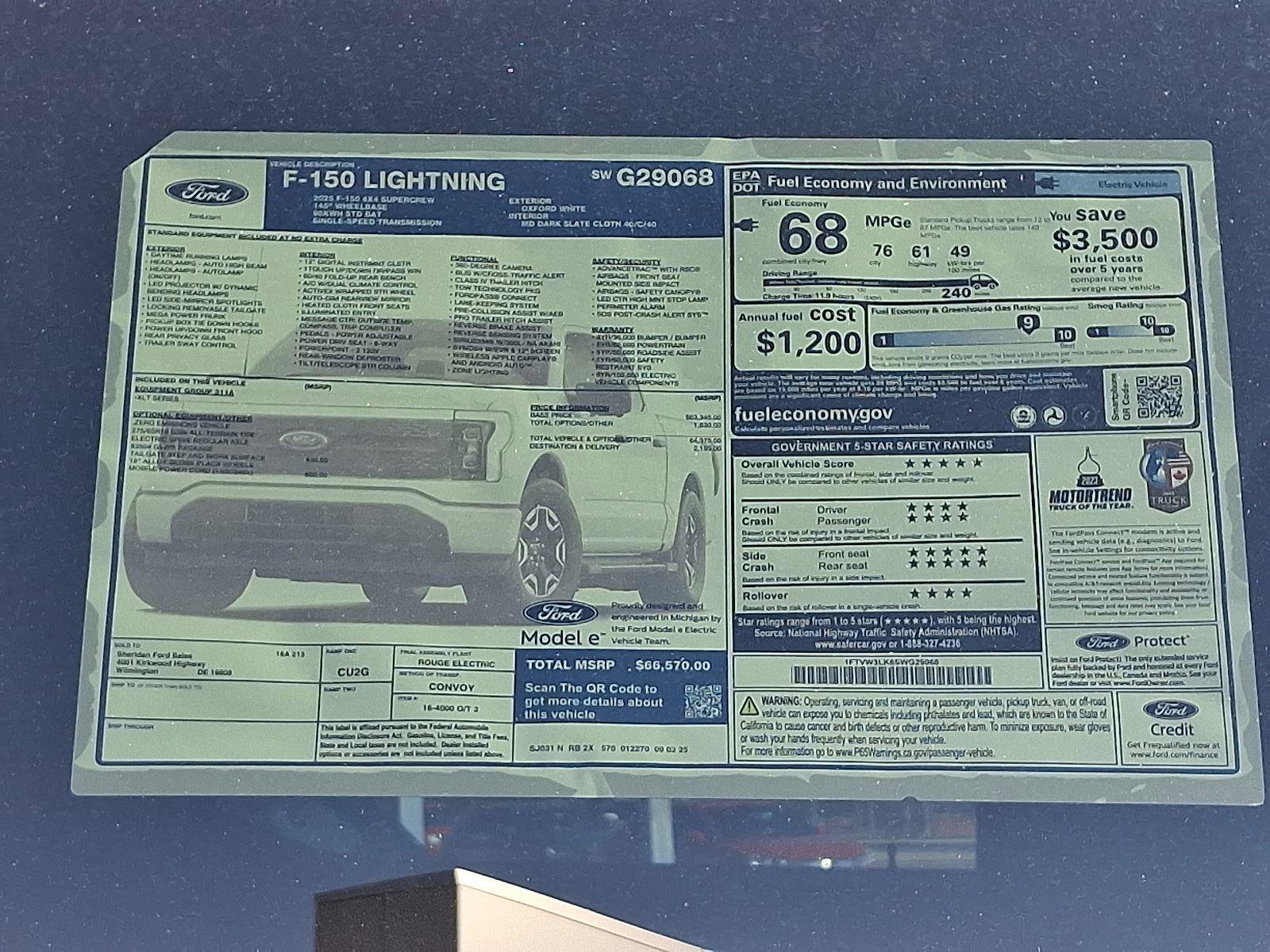 New 2025 Ford F150 Lightning XLT image 20