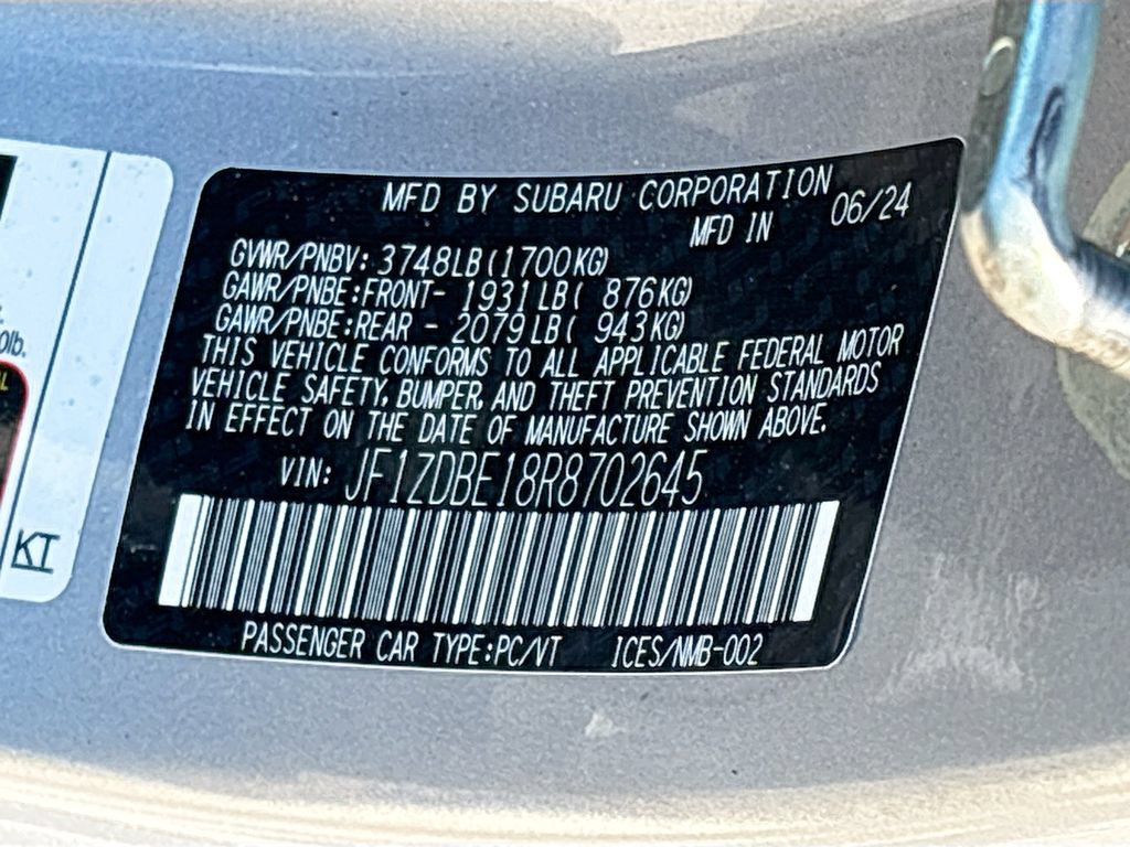 Used 2024 Subaru BRZ Limited RWD image 30