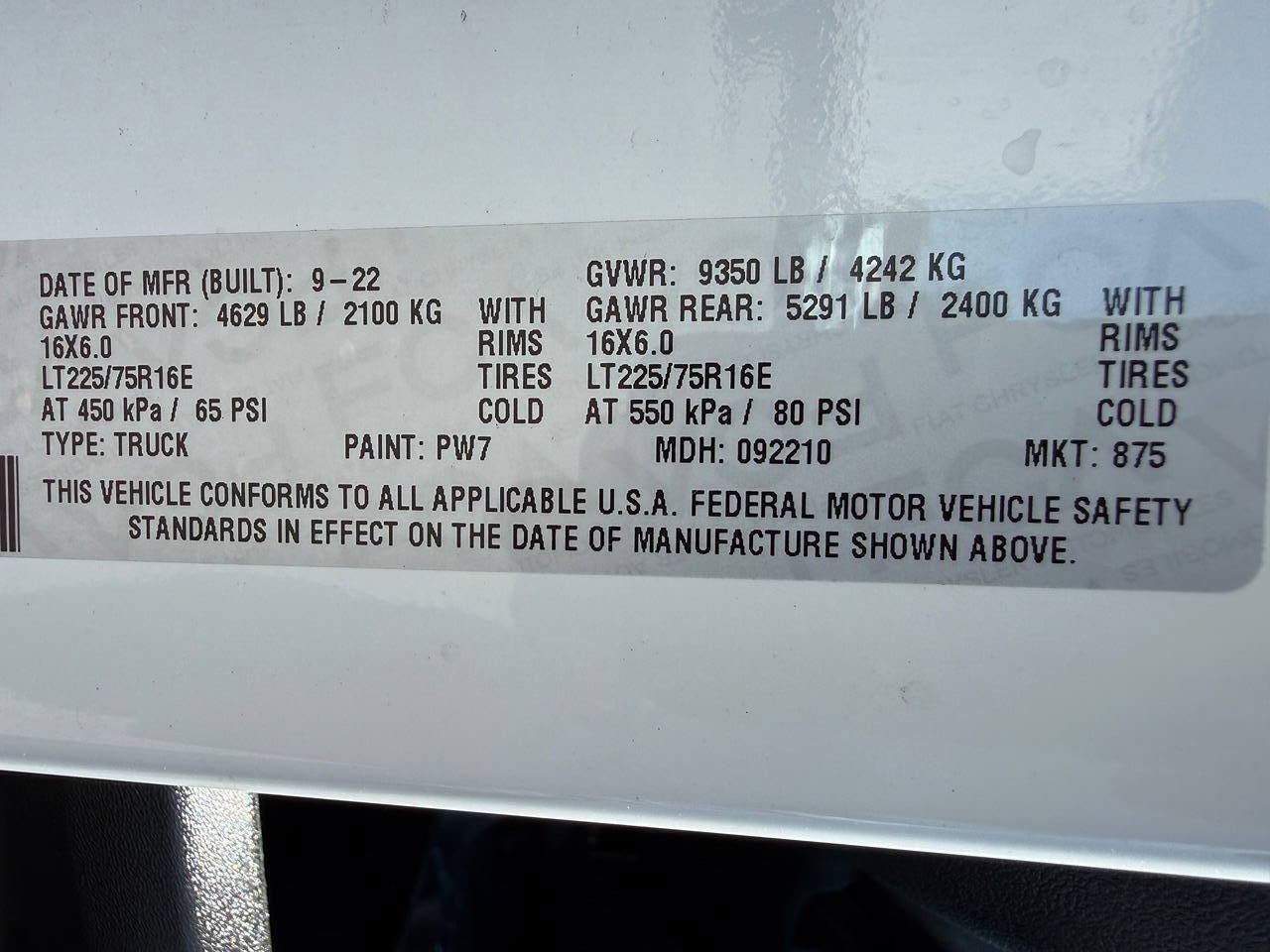 Used 2023 RAM ProMaster 3500 FWD image 40