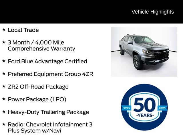 Used 2022 Chevrolet Colorado ZR2 w/ LPO, Power Package AWD/4WD image 6