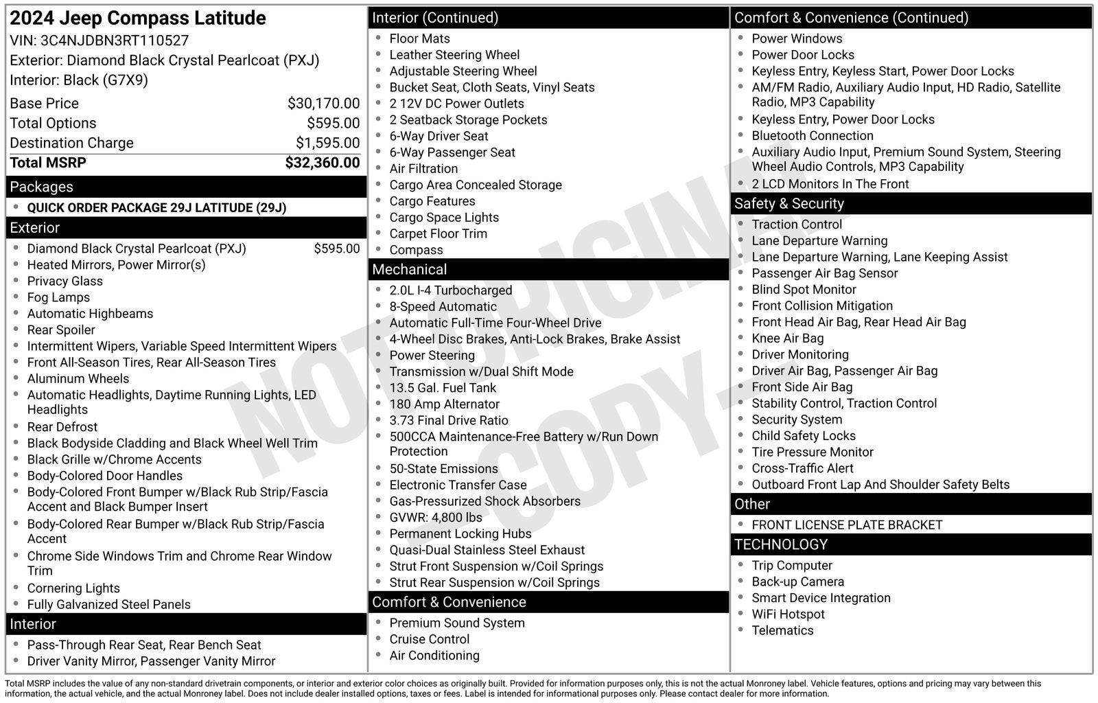Used 2024 Jeep Compass Latitude image 7