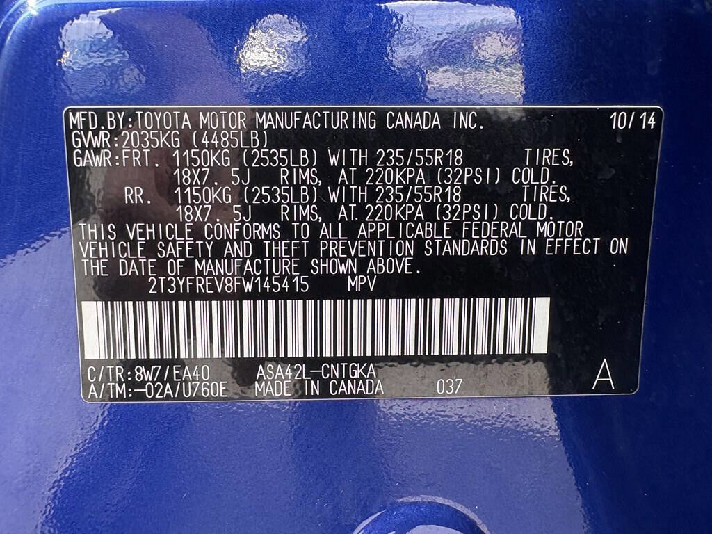 Used 2015 Toyota RAV4 Limited FWD image 15