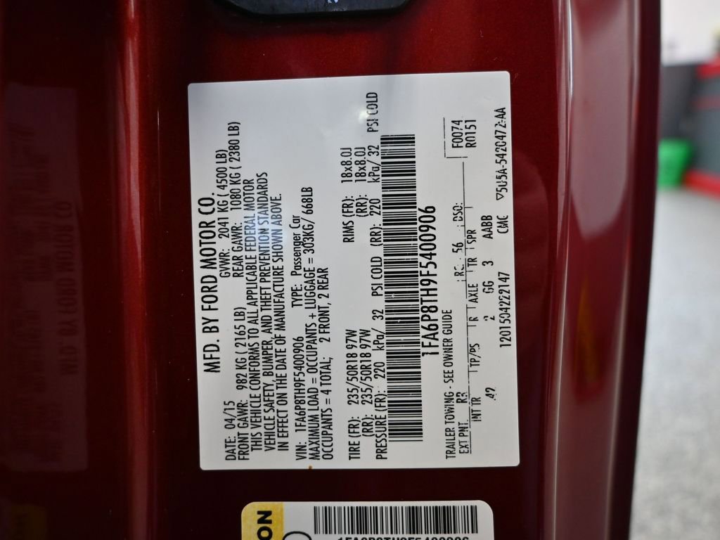 Used 2015 Ford Mustang Premium RWD image 42