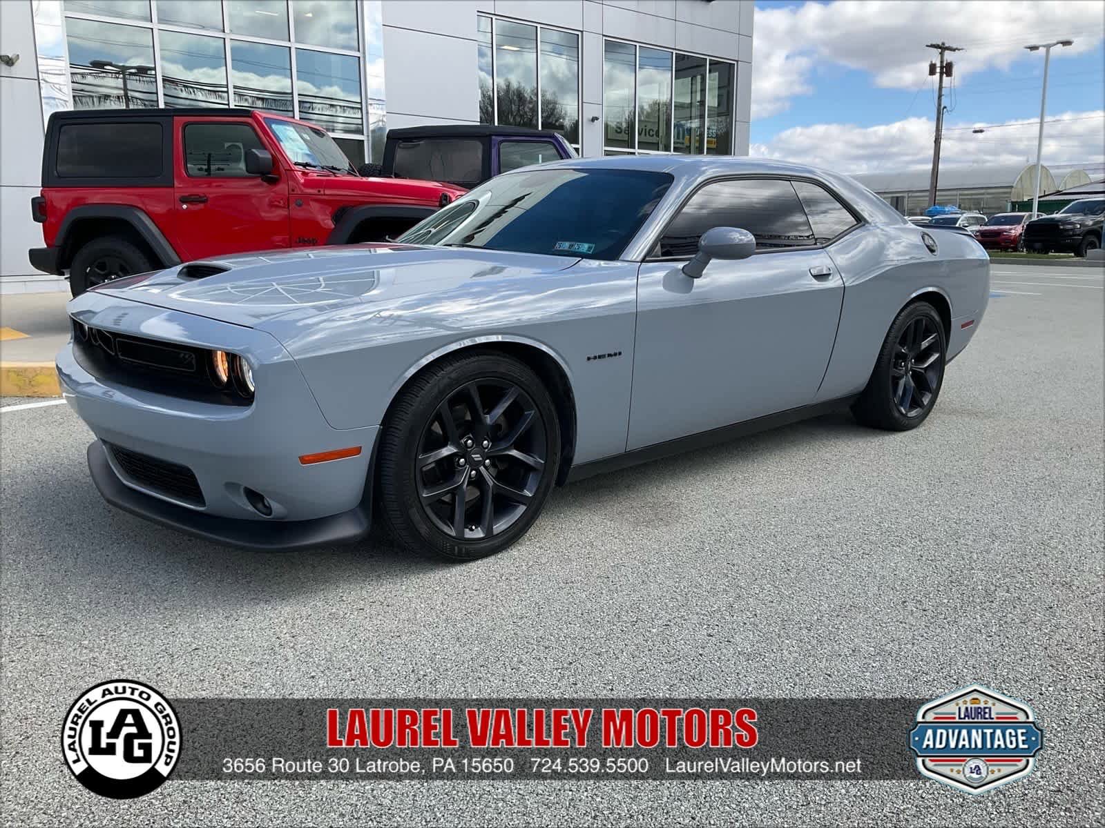 Used 2022 Dodge Challenger R/T w/ Blacktop Package RWD image 1