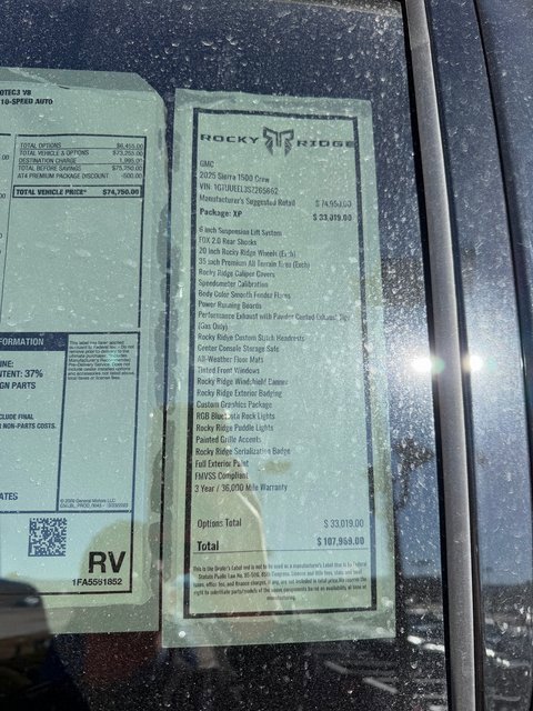 New 2025 GMC Sierra 1500 AT4 w/ AT4 Premium Package image 31