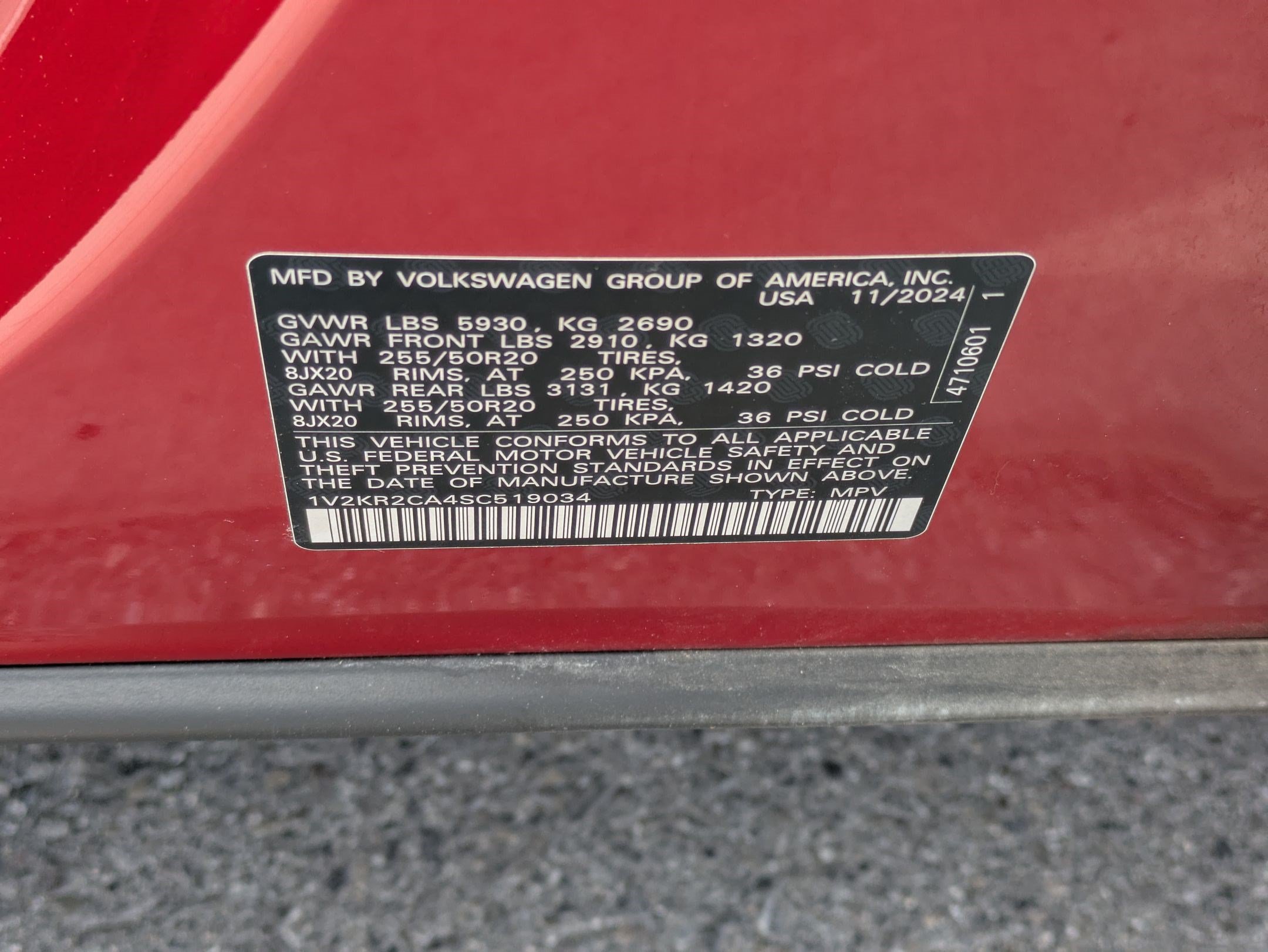 Certified 2025 Volkswagen Atlas SE AWD/4WD image 38