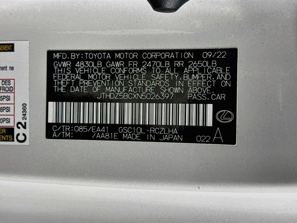 Certified 2022 Lexus RC 350 w/ Premium Package RWD image 31
