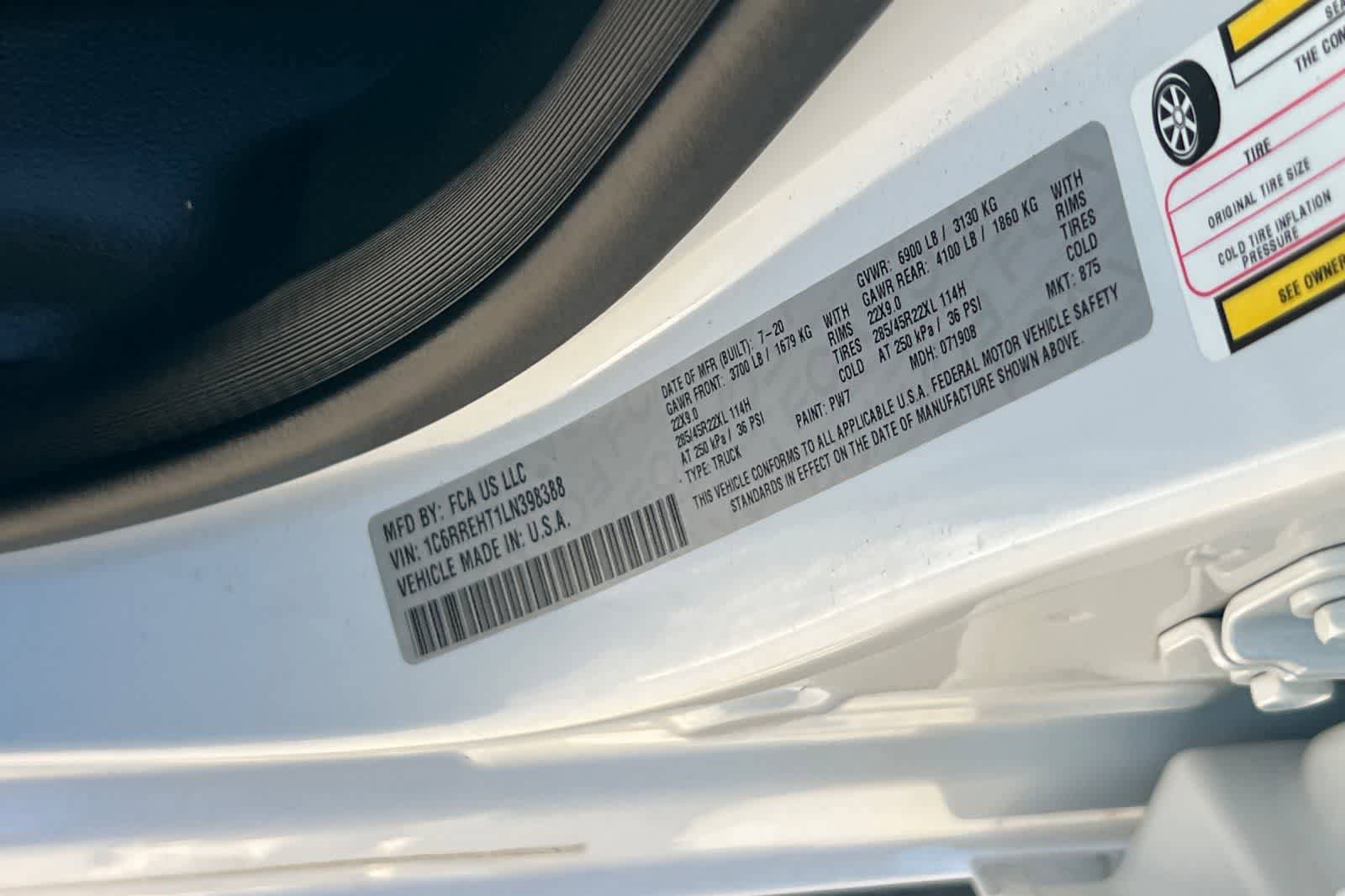 Used 2020 RAM 1500 Limited RWD image 37