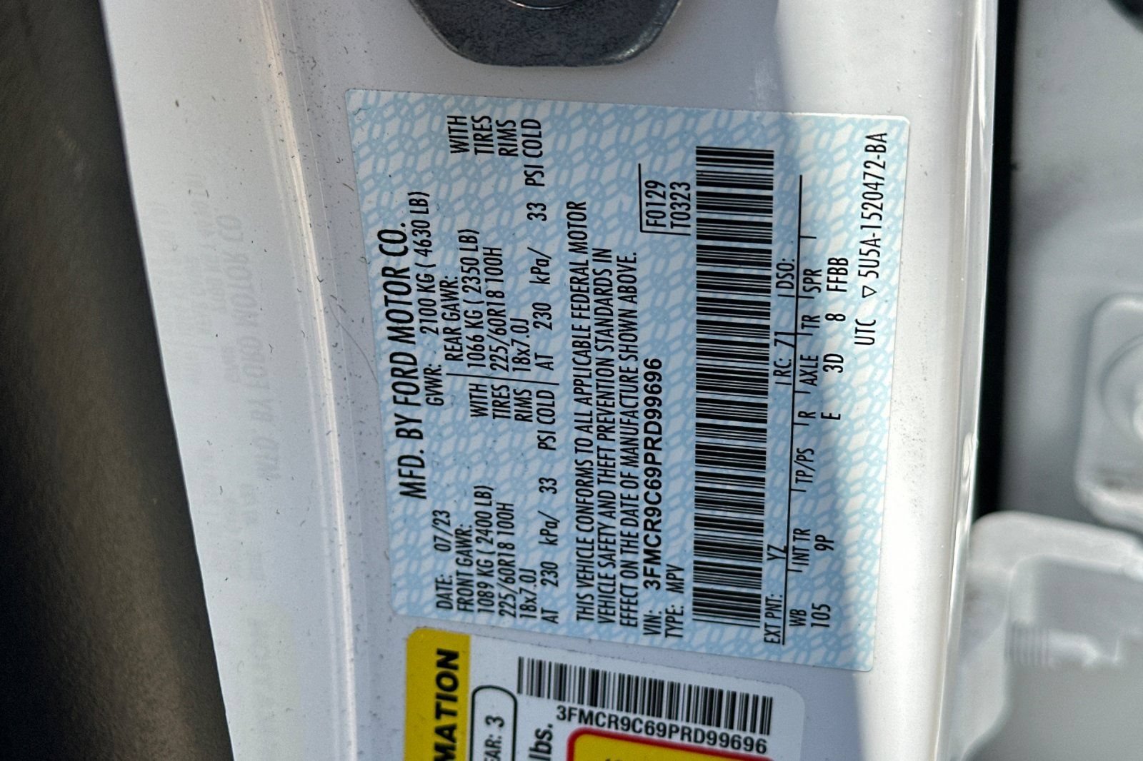 Used 2023 Ford Bronco Sport Outer Banks AWD/4WD image 31