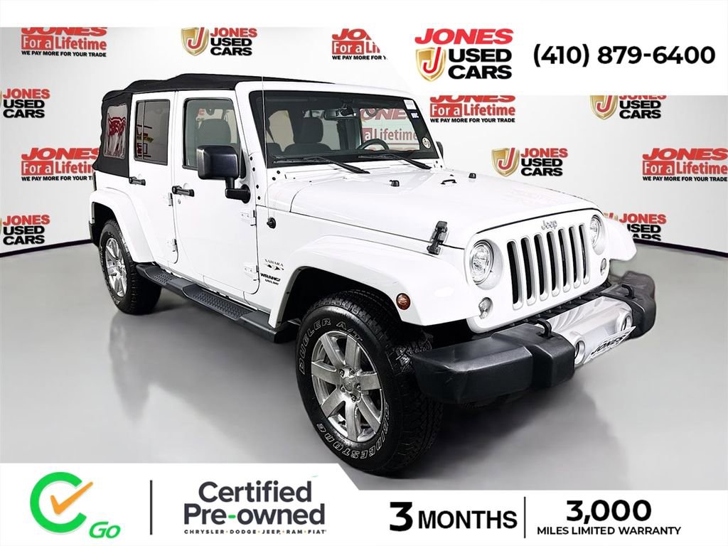 Used 2017 Jeep Wrangler Unlimited Sahara w/ Connectivity Group image 1