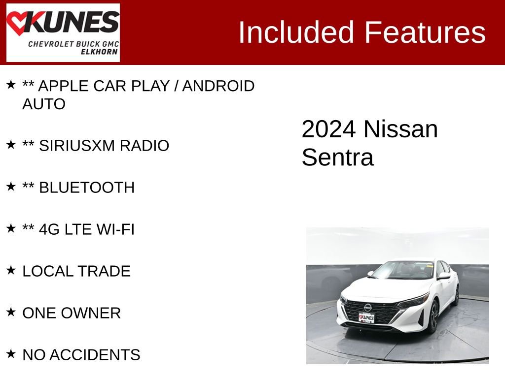 Used 2024 Nissan Sentra SV image 2